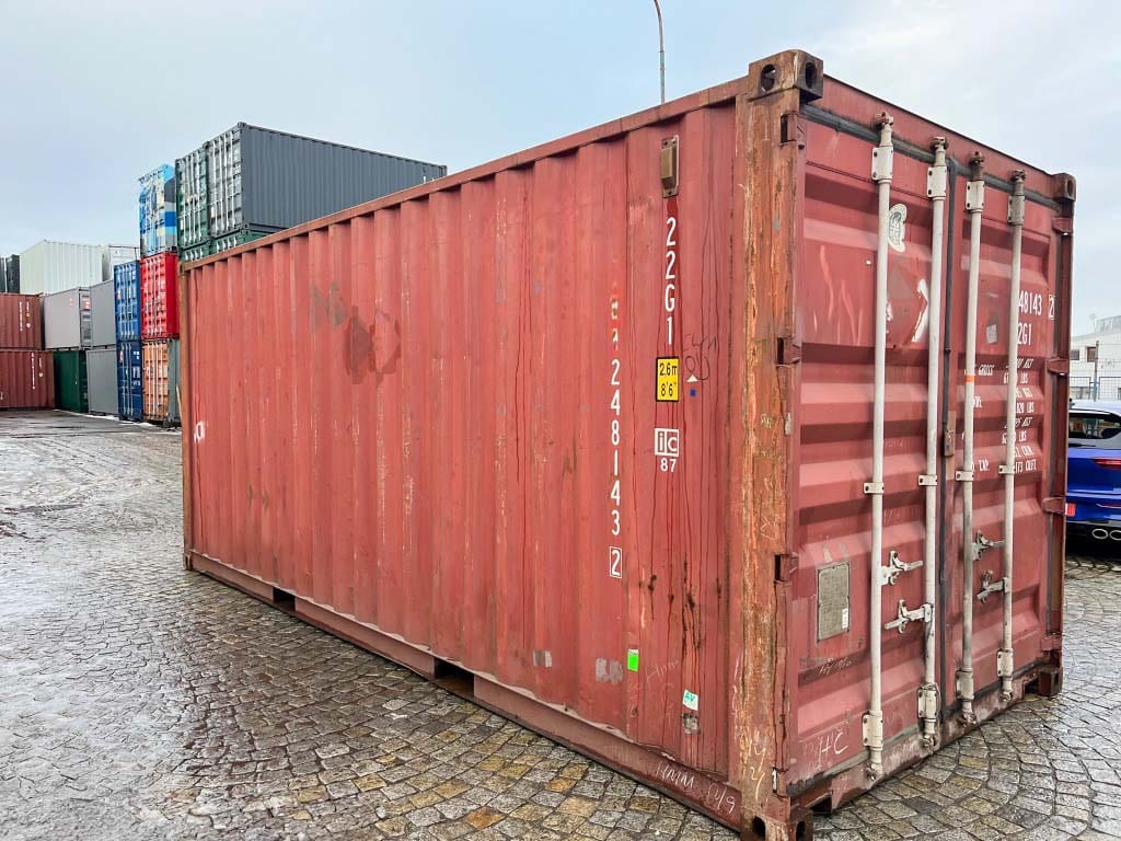 Gebrauchter 20 Fuß Seecontainer kaufen